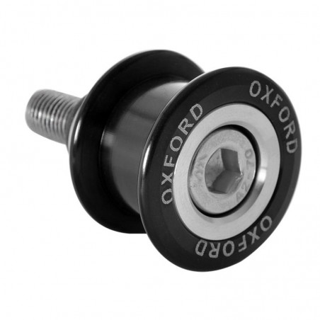 OXFORD SPINNERS PREMIUM ROLKI (SLIDERY) WKRĘCANE DO WAHACZA M6X1 Z ŁOŻYSKIEM KOLOR CZARNY