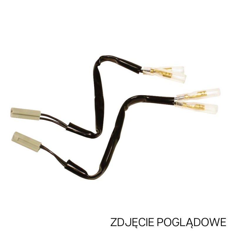OXFORD ZŁĄCZE (PRZEWÓD / PRZEJŚCIÓWKA / KABEL / PRZEDŁUŻACZ) KIERUNKOWSKAZÓW LED I ŻARÓWKOWYCH DO KOSTKI OEM HONDA (ZŁACZE TRZY 