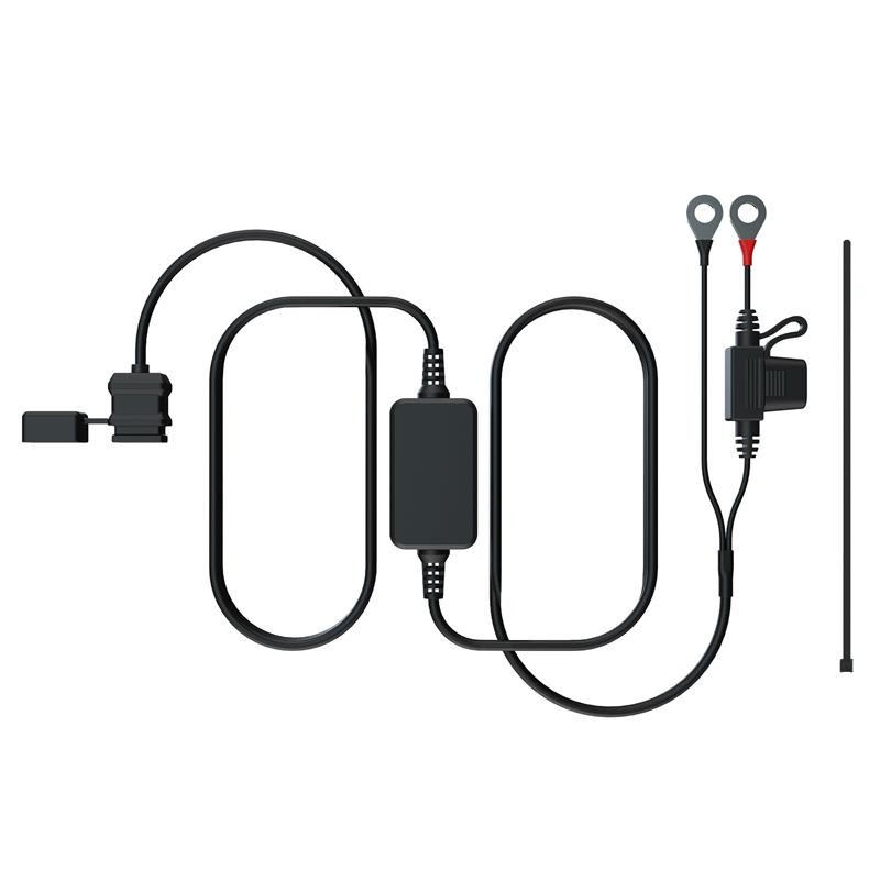 OXFORD ŁADOWARKA UNIWERSALNA USB TYP C 12V 3 AMPERY DŁUGOŚĆ KABLA 1,6 METRA KOLOR CZARNY