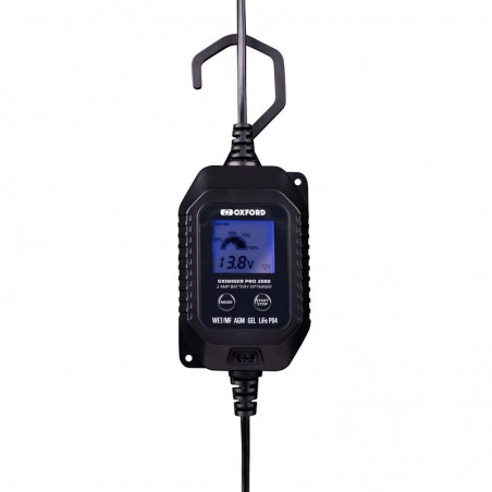 OXFORD ŁADOWARKA DO AKUMULATORÓW MOTOCYKLOWYCH I SAMOCHODOWYCH OXIMISER PRO 2000