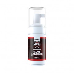OXFORD MINT HELMET SANITISER PIANKA DO DEZYNFEKCJI I CZYSZCZENIA WNĘTRZA KASKU/BUTÓW/RĘKAWIC 100ML