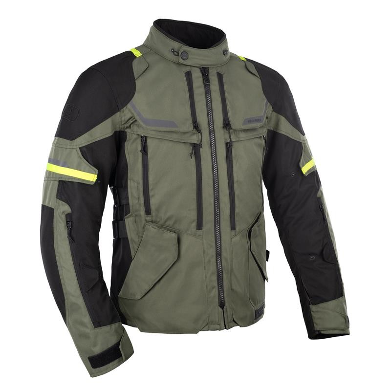 OXFORD KURTKA ROCKLAND KOLOR KHAKI/CZARNY/ŻÓŁTY FLUO ROZMIAR L