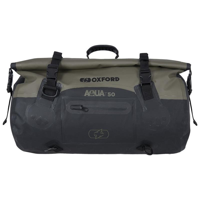 OXFORD TORBA AQUA T-50 ROLLBAG WODOODPORNA POJEMNOŚĆ 50L KOLOR ZIELONY (KHAKI)/CZARNY
