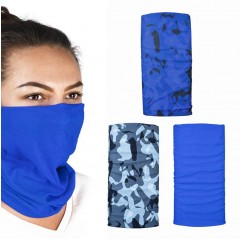 OXFORD KOŁNIERZ WIELOFUNKCYJNY WIATROODPORNY COMFY HAVOC BLUE 3 SZTUKI W OPAKOWANIU KOLOR CAMO/NIEBIESKI
