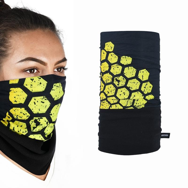 OXFORD KOŁNIERZ OCIEPLAJĄCY SNUG YELLOW HEX KOLOR CZARNY/ŻÓŁTY