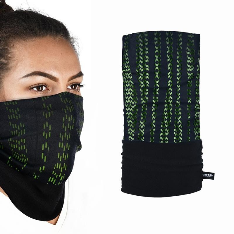 OXFORD KOŁNIERZ OCIEPLAJĄCY SNUG HASTE GREEN KOLOR CZARNY/ZIELONY