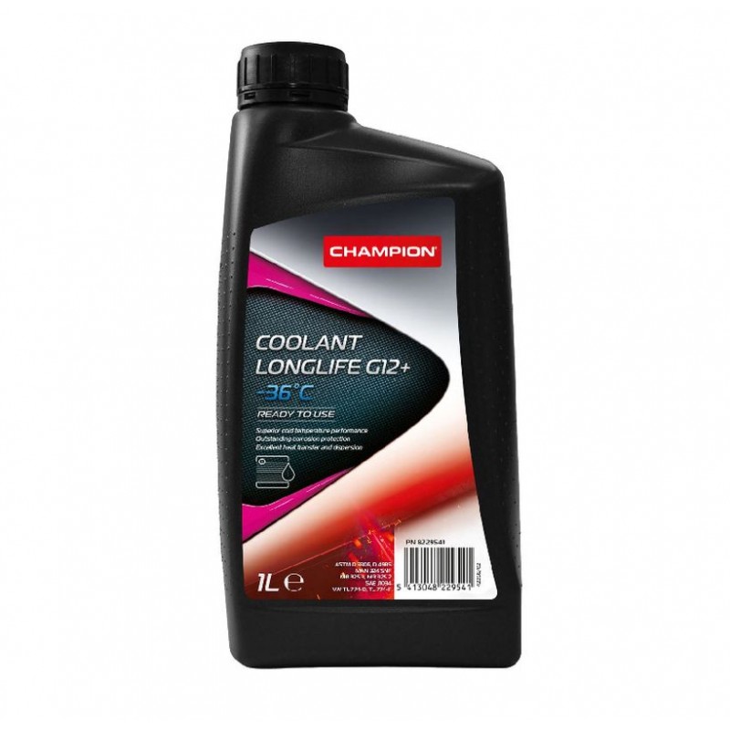 CHAMPION PŁYN DO CHŁODNICY COOLANT G12+ LL -36°C 1L