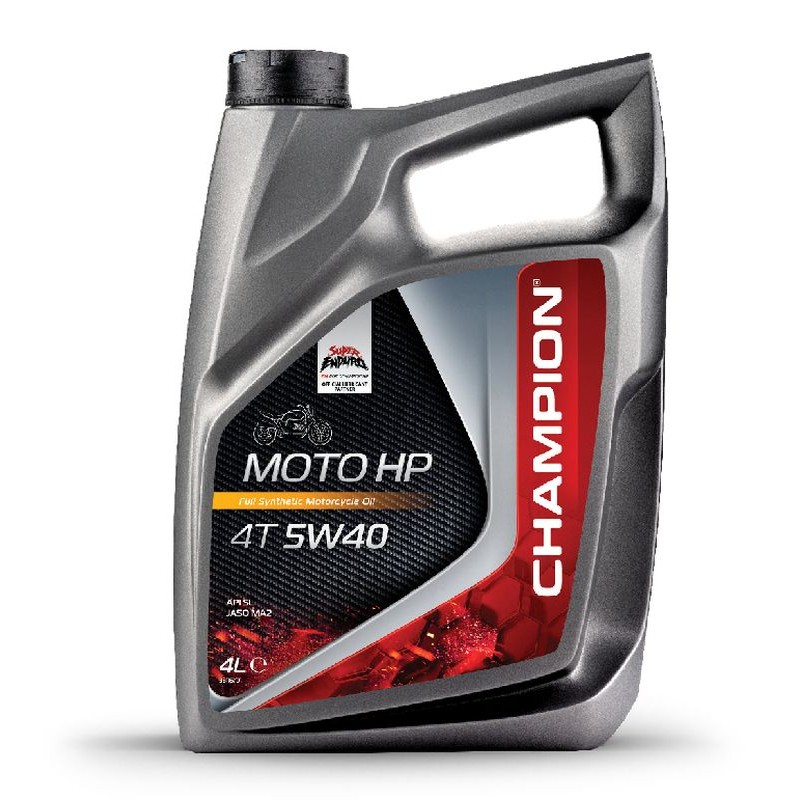 CHAMPION OLEJ SILNIKOWY MOTO HP 4T 5W40 4L MA2 PÓŁSYNTYCZNY (AKC)