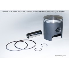 VERTEX TŁOK APRILIA TUAREG 125, CYLINDER ŻELIWNY ( NADWYMIAR NA ŚREDNICĘ CYL. 54,75MM )