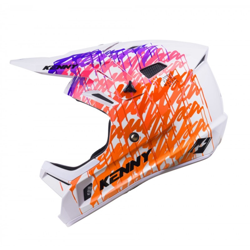 KENNY RACING KASK ROWEROWY MTB DECADE GRAPHIC LUNIS WHITE KOLOR BIAŁY ROZMIAR L (MIPS)