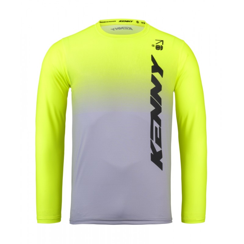 KENNY RACING KOSZULKA ROWEROWA MTB KID/JUNIOR/DZIECIĘCA ELITE GRADIENT YELLOW KOLOR ŻÓŁTY ROZMIAR XS