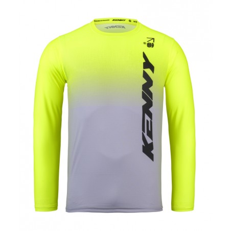 KENNY RACING KOSZULKA ROWEROWA MTB KID/JUNIOR/DZIECIĘCA ELITE GRADIENT YELLOW KOLOR ŻÓŁTY ROZMIAR XS