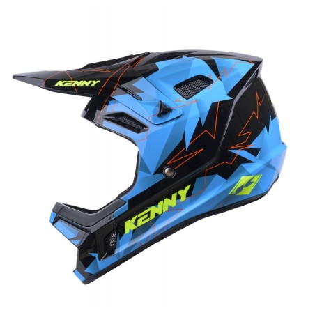 KENNY RACING KASK ROWEROWY MTB DECADE GRAPHIC SMASH BLUE KOLOR NIEBIESKI ROZMIAR L (MIPS)
