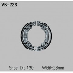 VESRAH SZCZĘKI HAMULCOWE YAMAHA XT 350 '85-'91, TT 350 '83-'93, TT 600 '83-92