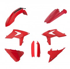 POLISPORT KOMPLET PLASTIKÓW (FULL KIT) BETA 2T/4T '18-'19 W ZESTAWIE OSŁONY AMORTYZATORÓW (8398700001) KOLOR CZERWONY