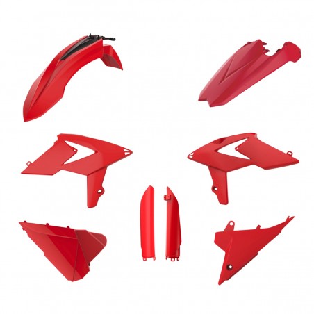 POLISPORT KOMPLET PLASTIKÓW (FULL KIT) BETA 2T/4T '18-'19 W ZESTAWIE OSŁONY AMORTYZATORÓW (8398700001) KOLOR CZERWONY