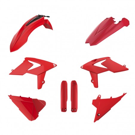 POLISPORT KOMPLET PLASTIKÓW (FULL KIT) BETA 2T/4T '18-'19 W ZESTAWIE OSŁONY AMORTYZATORÓW (8398700001) KOLOR CZERWONY