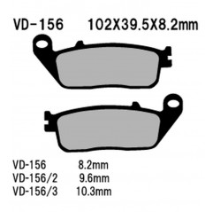VESRAH KLOCKI HAMULCOWE KH142/196 SPIEK METALICZNY (ZŁOTE)
