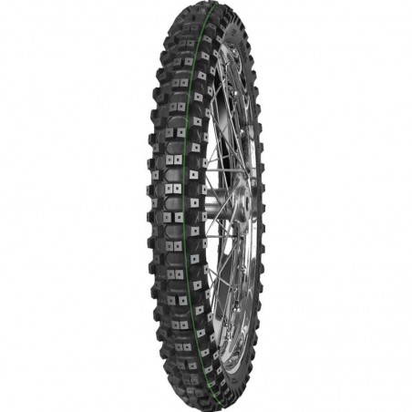 MITAS OPONA 90/90-21 (3.00-21) ENDURO TRAIL-RALLY MH SUPER LIGHT (ZIELONY PASEK) 54R M+S TT PRZÓD DOT 01/2024 (460145) (ZAMIENNI