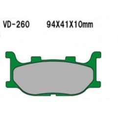 VESRAH KLOCKI HAMULCOWE KH199 SPIEK METALICZNY (ZŁOTE)