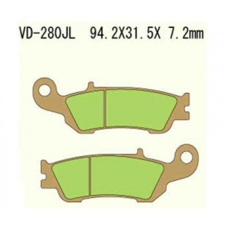 VESRAH KLOCKI HAMULCOWE KH450 SPIEK METALICZNY (ZŁOTE) YAMAHA YZF250 08-16
