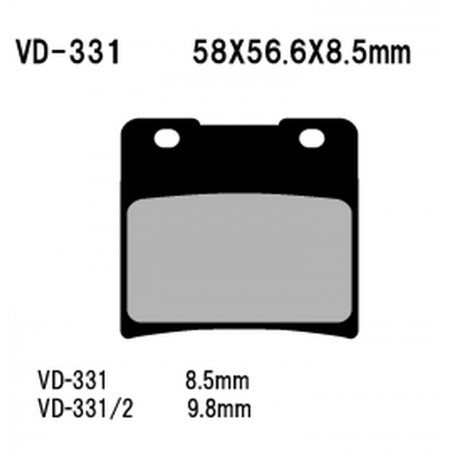 VESRAH KLOCKI HAMULCOWE KH103 SUZUKI VS600/750/800/1400