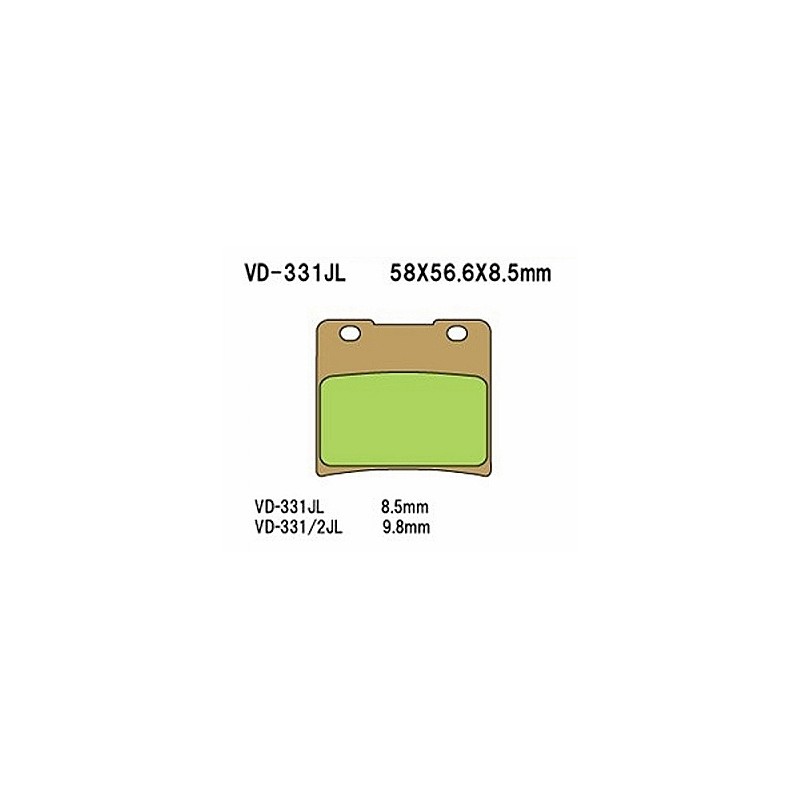 VESRAH KLOCKI HAMULCOWE KH103 SPIEK METALICZNY (ZŁOTE) SUZUKI VS 600/750/800/1400