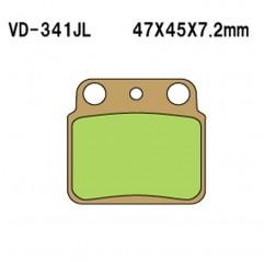 VESRAH KLOCKI HAMULCOWE KH137, SPIEK METALICZNY