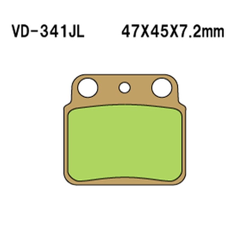 VESRAH KLOCKI HAMULCOWE KH137, SPIEK METALICZNY