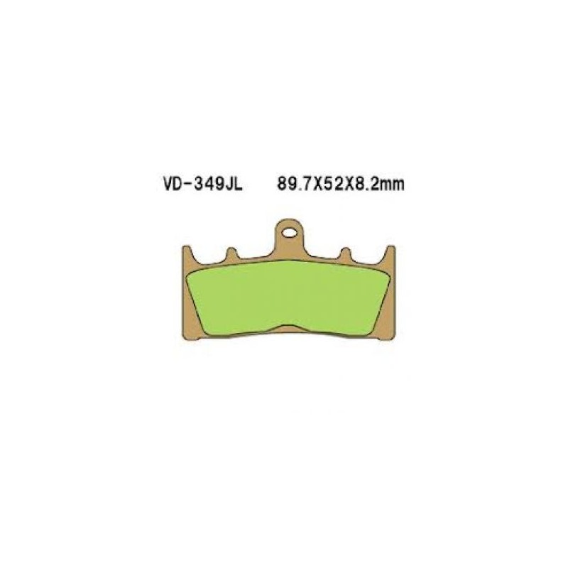 VESRAH KLOCKI HAMULCOWE KH188 SPIEK METALICZNY (ZŁOTE)