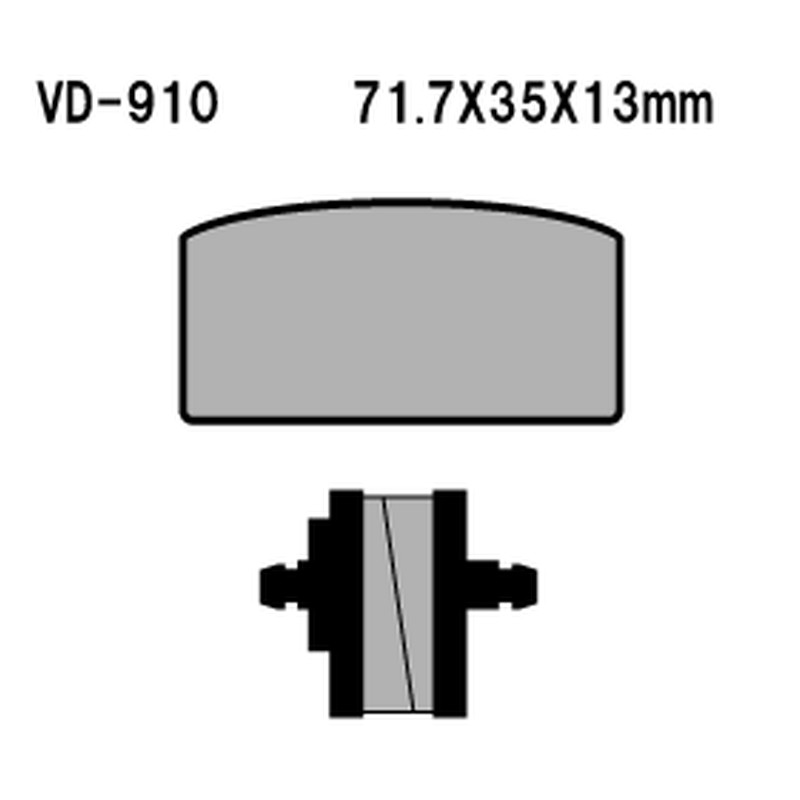 VESRAH KLOCKI HAMULCOWE KH22 BMW R60/75/80/90/100