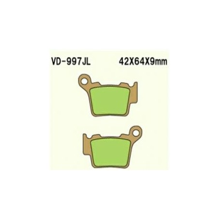 VESRAH KLOCKI HAMULCOWE KH368 SPIEK METALICZNY (ZŁOTE)