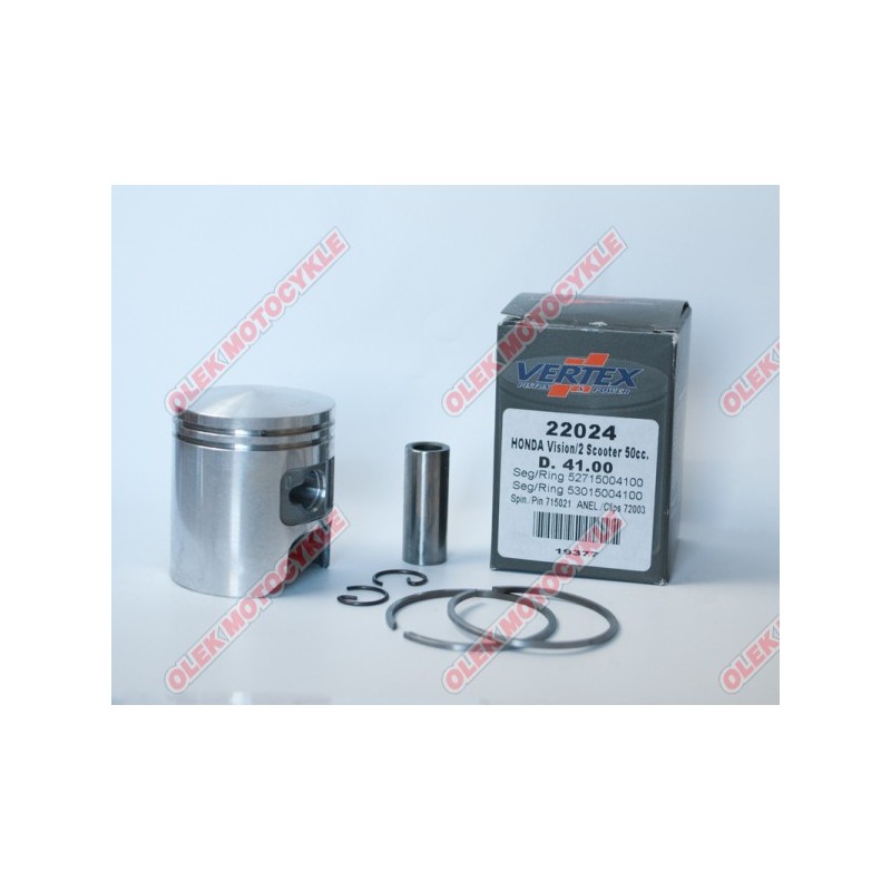 VERTEX TŁOK HONDA KYMCO VISION 50, KYMCO 50 (42,50MM) (PIERŚCIENIE 53015004250 X 1, 52715004250 X 1)