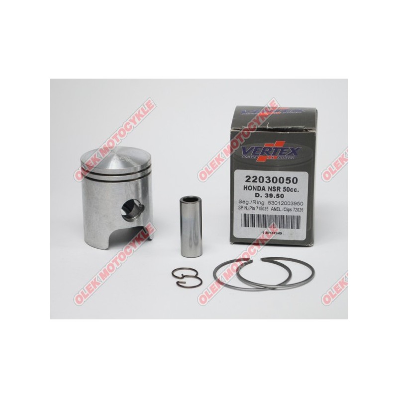 VERTEX TŁOK HONDA KYMCO/ HONDA NSR 50 (39,50MM) (+0,50MM)