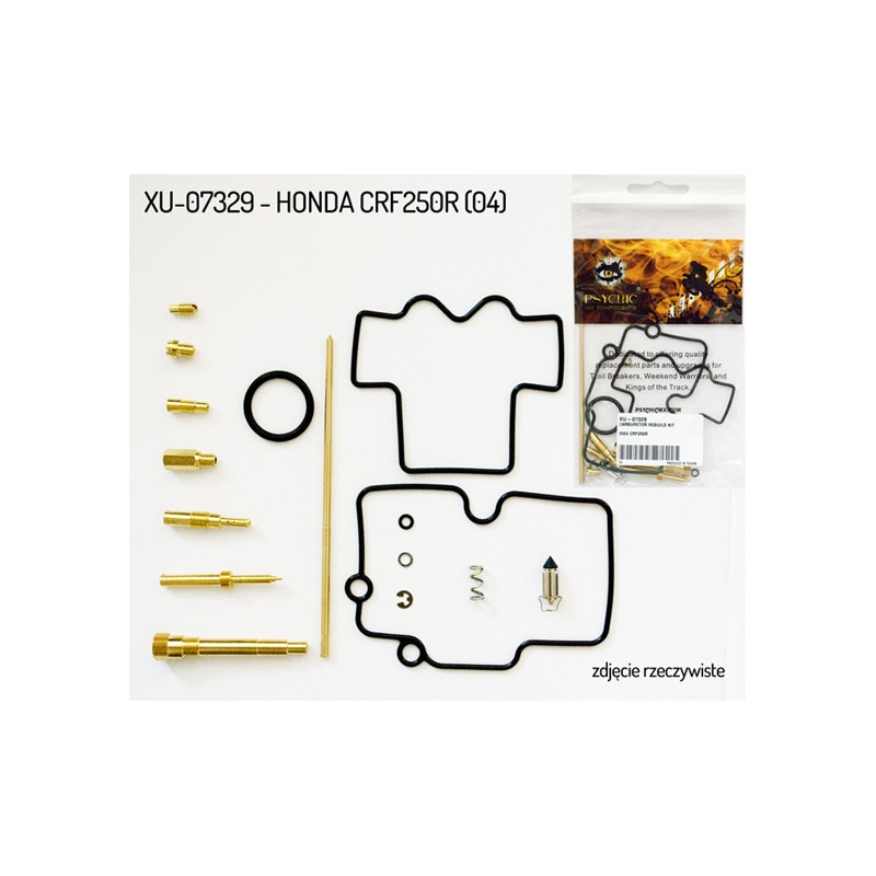 NACHMAN ZESTAW NAPRAWCZY GAŹNIKA HONDA CRF 250R '04 (PSYCHIC)(26-1328)