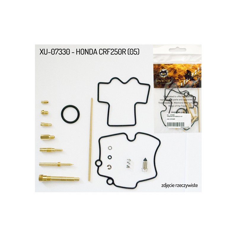 NACHMAN ZESTAW NAPRAWCZY GAŹNIKA HONDA CRF 250R '05 (PSYCHIC)(26-1006)