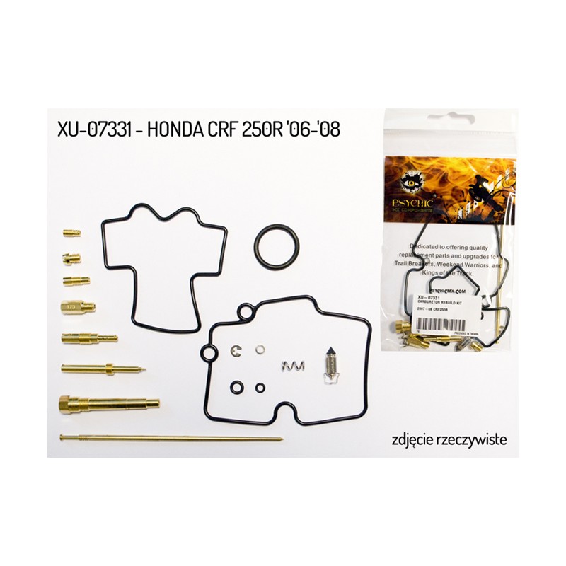 NACHMAN ZESTAW NAPRAWCZY GAŹNIKA HONDA CRF 250R '07-'08 (PSYCHIC)(26-1141)