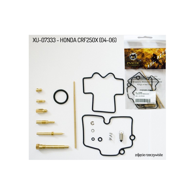 NACHMAN ZESTAW NAPRAWCZY GAŹNIKA HONDA CRF 250X '04-'06 (PSYCHIC)(26-1457)