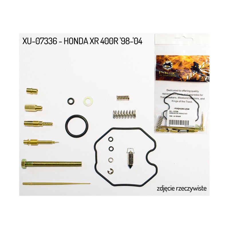 NACHMAN ZESTAW NAPRAWCZY GAŹNIKA HONDA XR 400R '98-'04 (PSYCHIC)(26-1160)