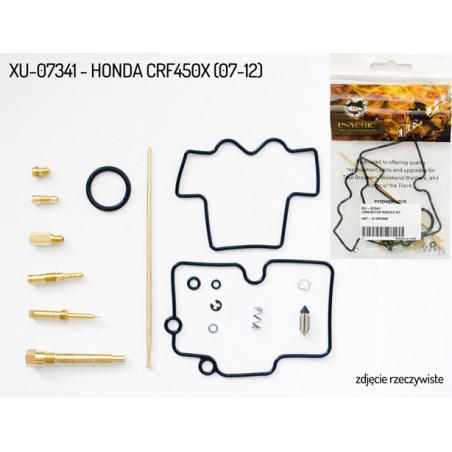 NACHMAN ZESTAW NAPRAWCZY GAŹNIKA HONDA CRF 450X '07-'12 (PSYCHIC)(26-1473)