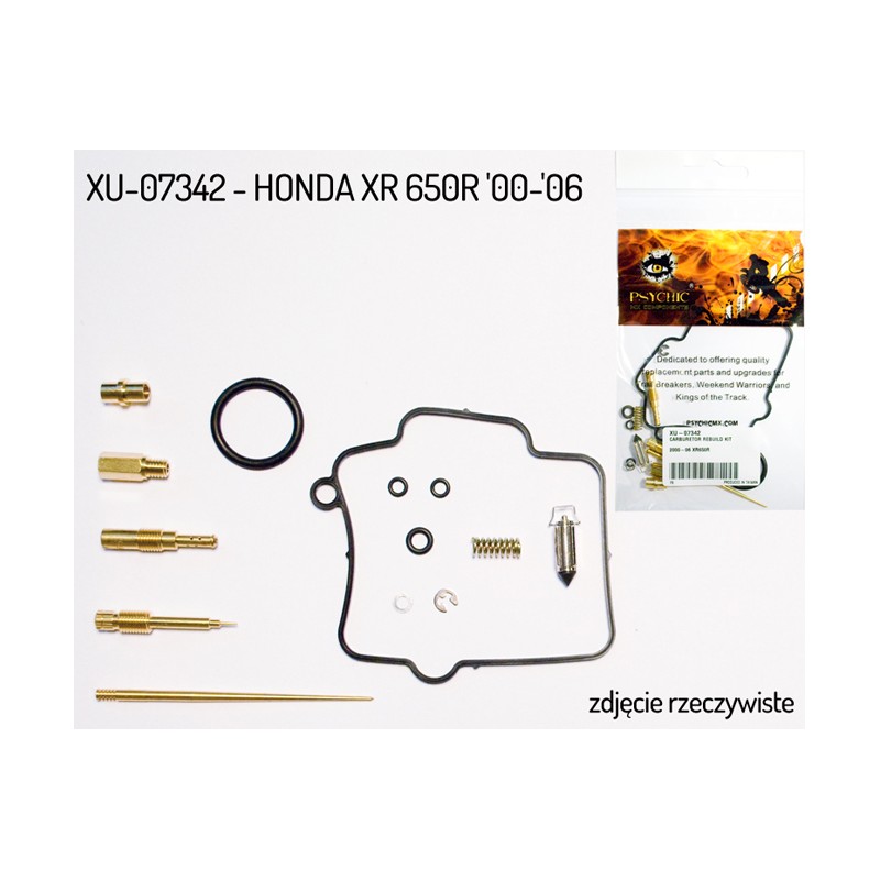 NACHMAN ZESTAW NAPRAWCZY GAŹNIKA HONDA XR 650R '00-'06 (PSYCHIC)(26-1358)