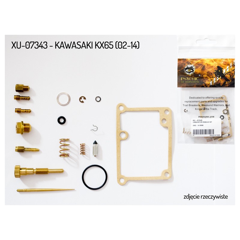 NACHMAN ZESTAW NAPRAWCZY GAŹNIKA KAWASAKI KX 65 '02-'19 (PSYCHIC)(26-1108)