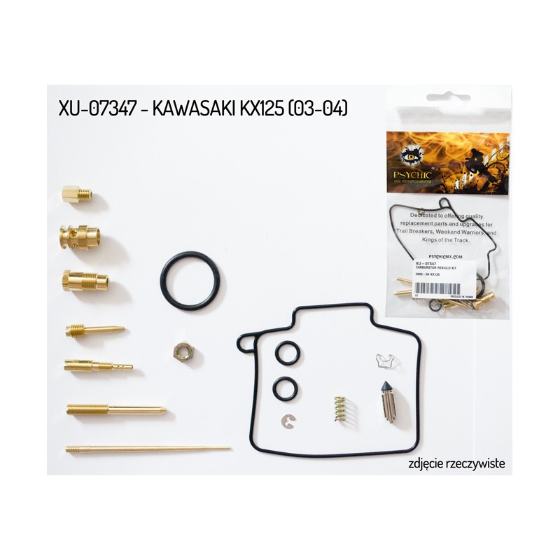 NACHMAN ZESTAW NAPRAWCZY GAŹNIKA KAWASAKI KX 125 '03-'04 (PSYCHIC)(26-1406)