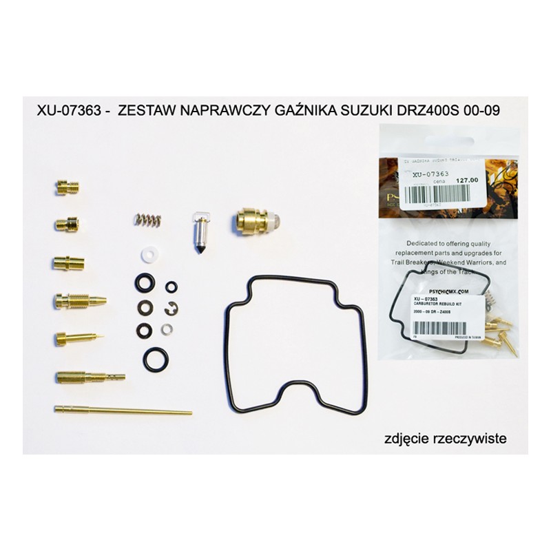 NACHMAN ZESTAW NAPRAWCZY GAŹNIKA SUZUKI DRZ400S 00-09 (PSYCHIC)(26-1107)