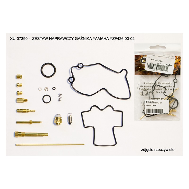 NACHMAN ZESTAW NAPRAWCZY GAŹNIKA YAMAHA YZF 426 00-02 (PSYCHIC)(26-1439)