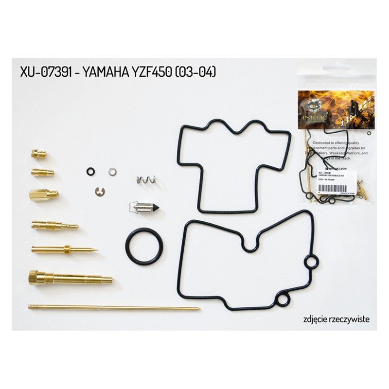 NACHMAN ZESTAW NAPRAWCZY GAŹNIKA YAMAHA YZF 450 '03-'04 (PSYCHIC)(26-1272)