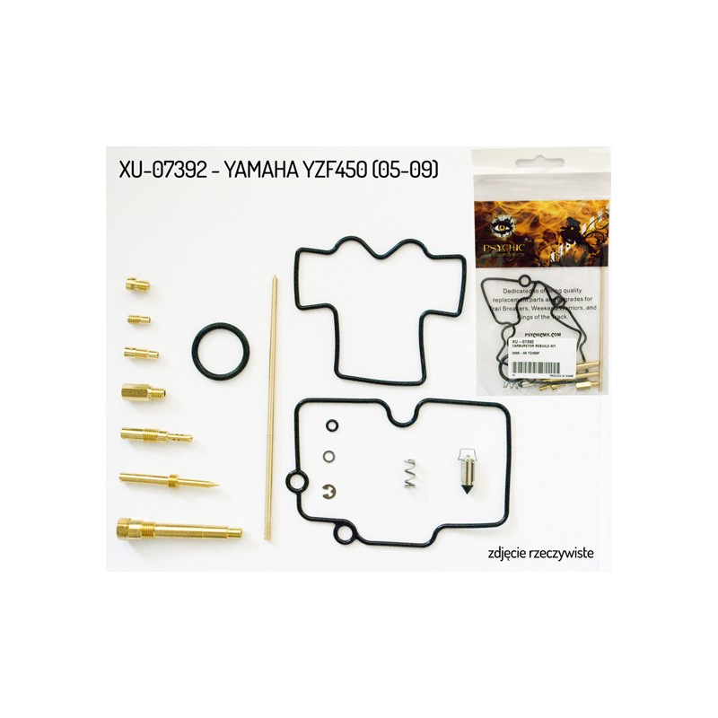 NACHMAN ZESTAW NAPRAWCZY GAŹNIKA YAMAHA YZF 450 '05-'09 (PSYCHIC)(26-1271)