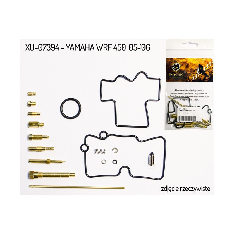 NACHMAN ZESTAW NAPRAWCZY GAŹNIKA YAMAHA WR 450 '05-'06 (PSYCHIC)(26-1267)