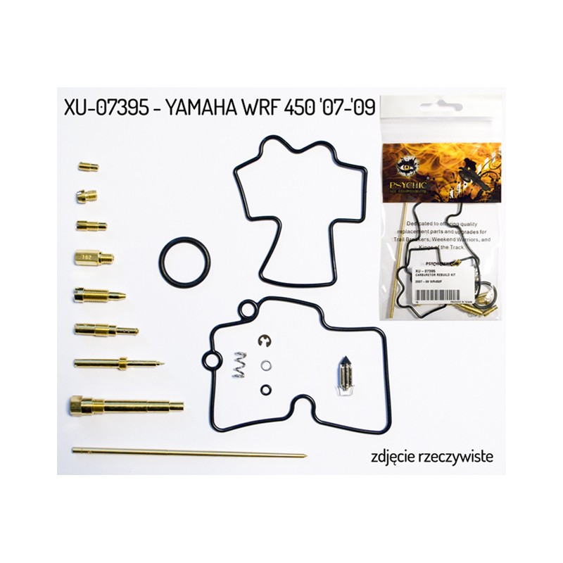 NACHMAN ZESTAW NAPRAWCZY GAŹNIKA YAMAHA WRF 450 '07-'09 (PSYCHIC)(26-1266)