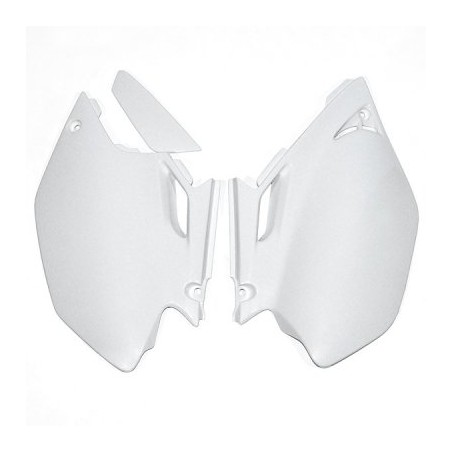 UFO BOCZKI TYLNE YAMAHA WR 250/450 '03-'06 KOLOR BIAŁY